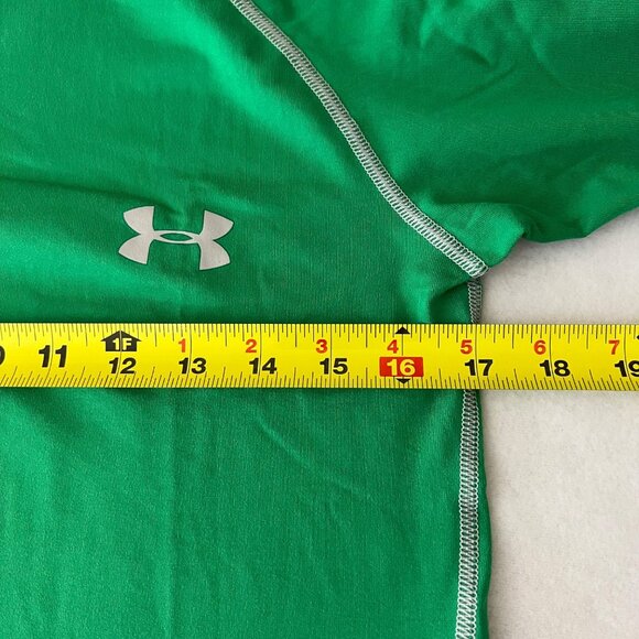Under Armour Men ColdGear Infrared Green Long-Sleeve Fitted Shirt Size Small NWT - Picture 11 of 12
